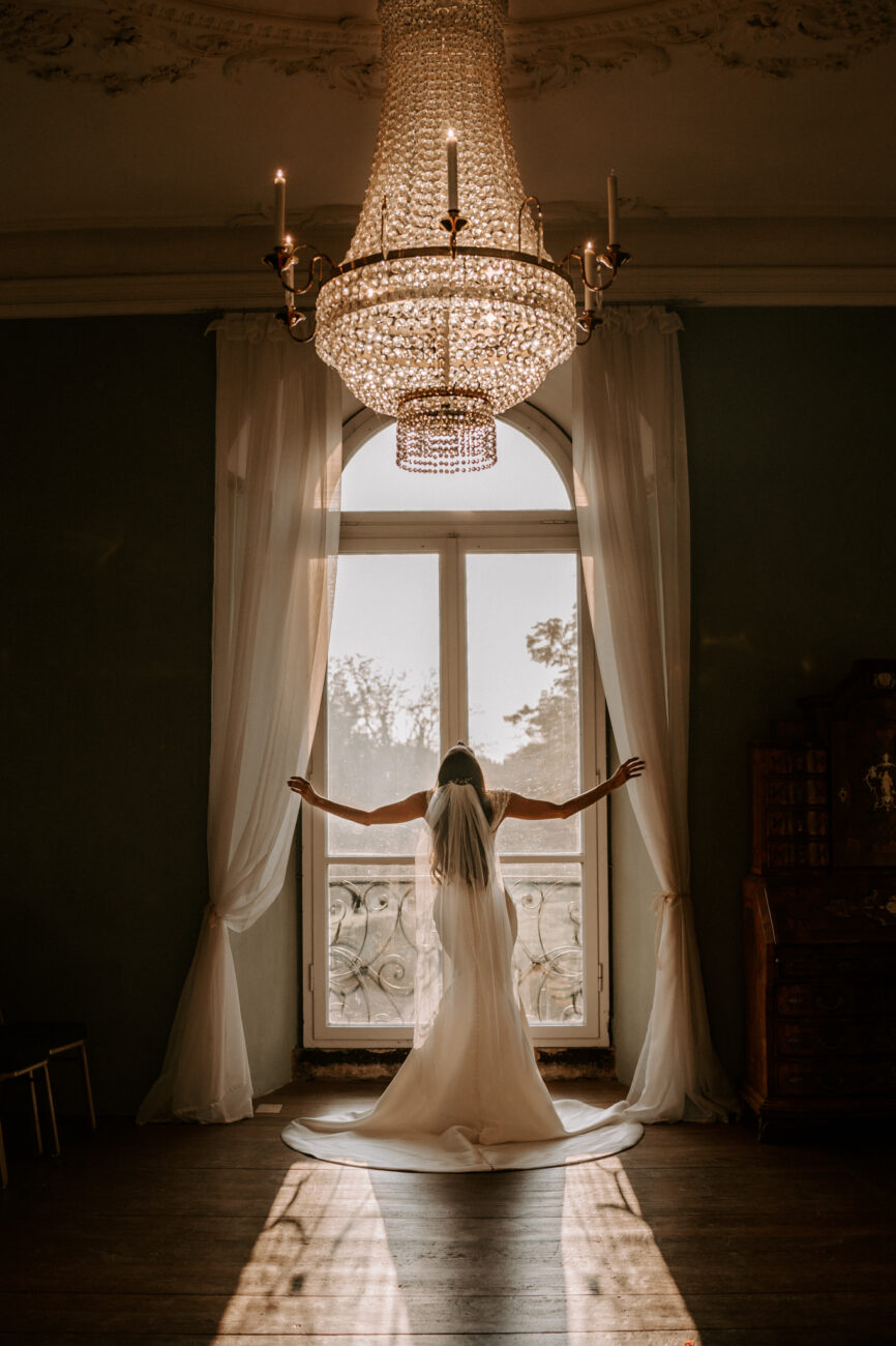 Rittergut Ermlitz Hochzeit Braut Getting ready Hochzeitsfotografin
