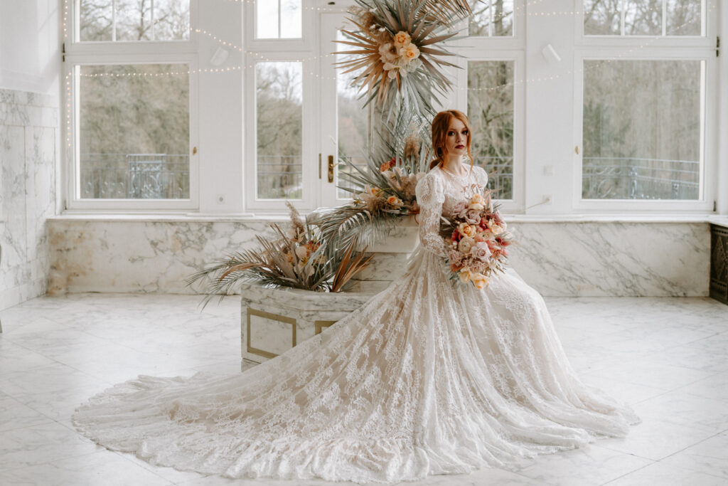 Schloss Teutschenthal Hochzeit Hochzeitsfotograf Braut Boho Hochzeit Hochzeitsfotografin Leipzig