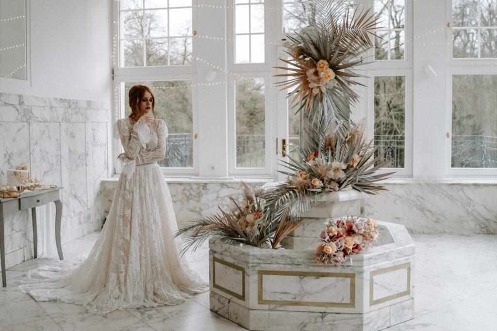 Schloss Teutschenthal Hochzeit Hochzeitsfotograf Braut Boho Hochzeit Hochzeitsfotografin Leipzig