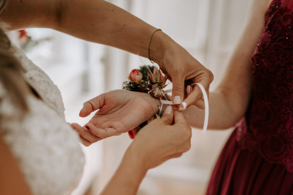 Getting ready Schloss Teutschenthal Hochzeit