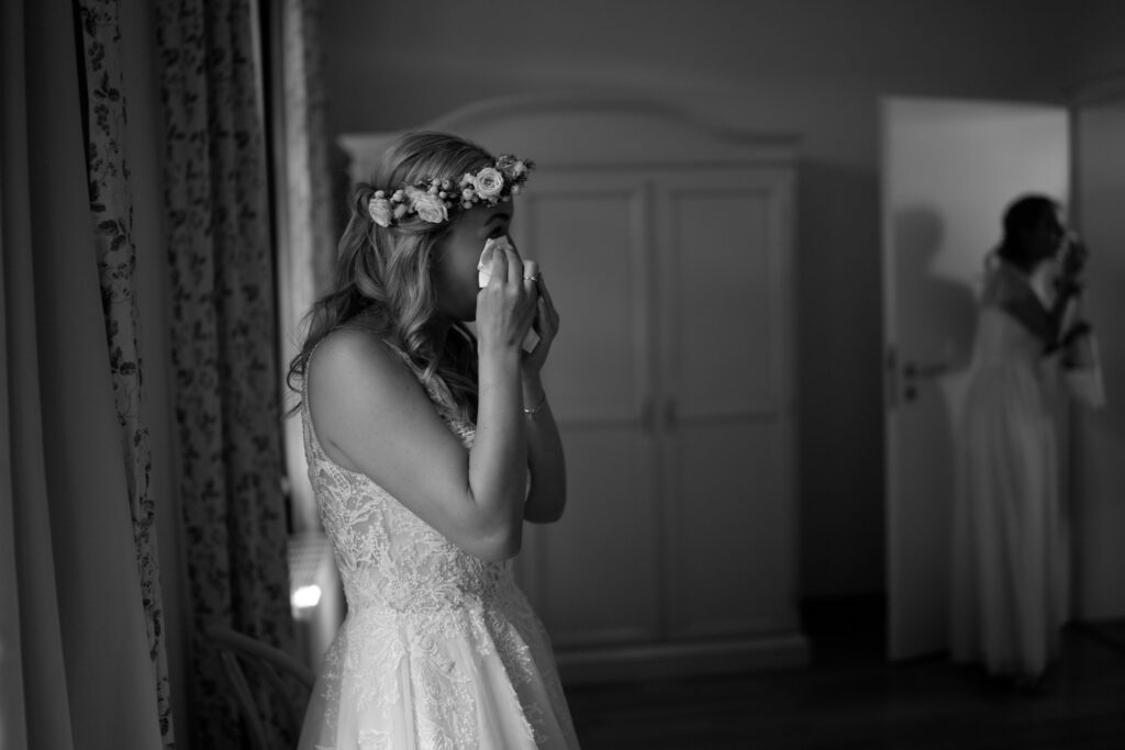 Getting ready Schloss Teutschenthal Hochzeit
