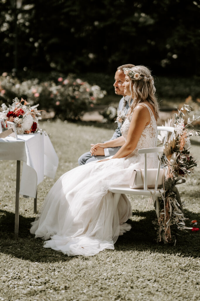 Freie Trauung Schloss Teutschenthal Park Hochzeit