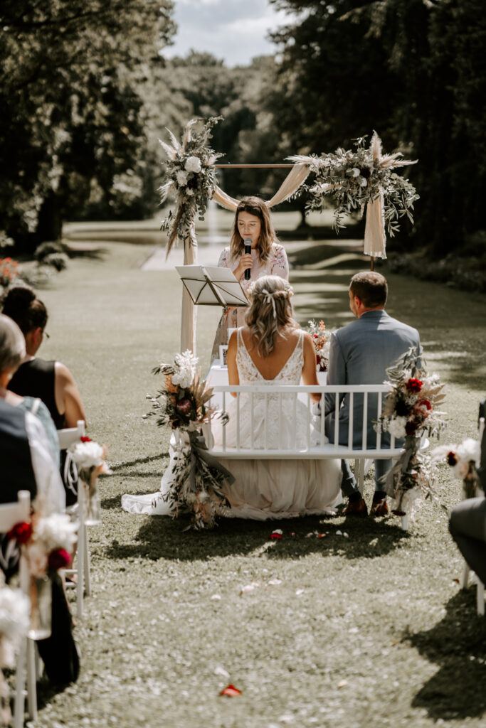 Freie Trauung Schloss Teutschenthal Park Hochzeit