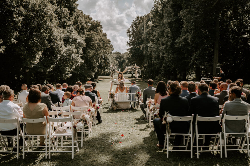 Freie Trauung Schloss Teutschenthal Park Hochzeit