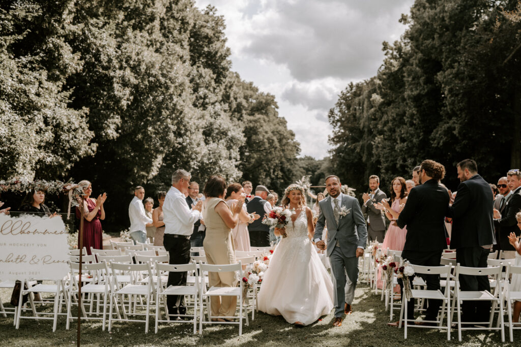 Freie Trauung Schloss Teutschenthal Park Hochzeit