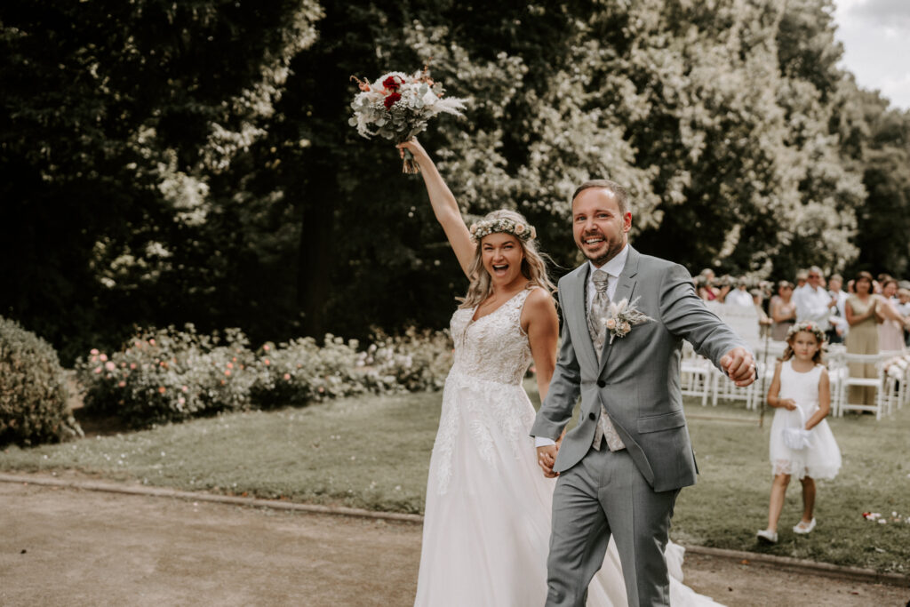 Freie Trauung Schloss Teutschenthal Park Hochzeit
