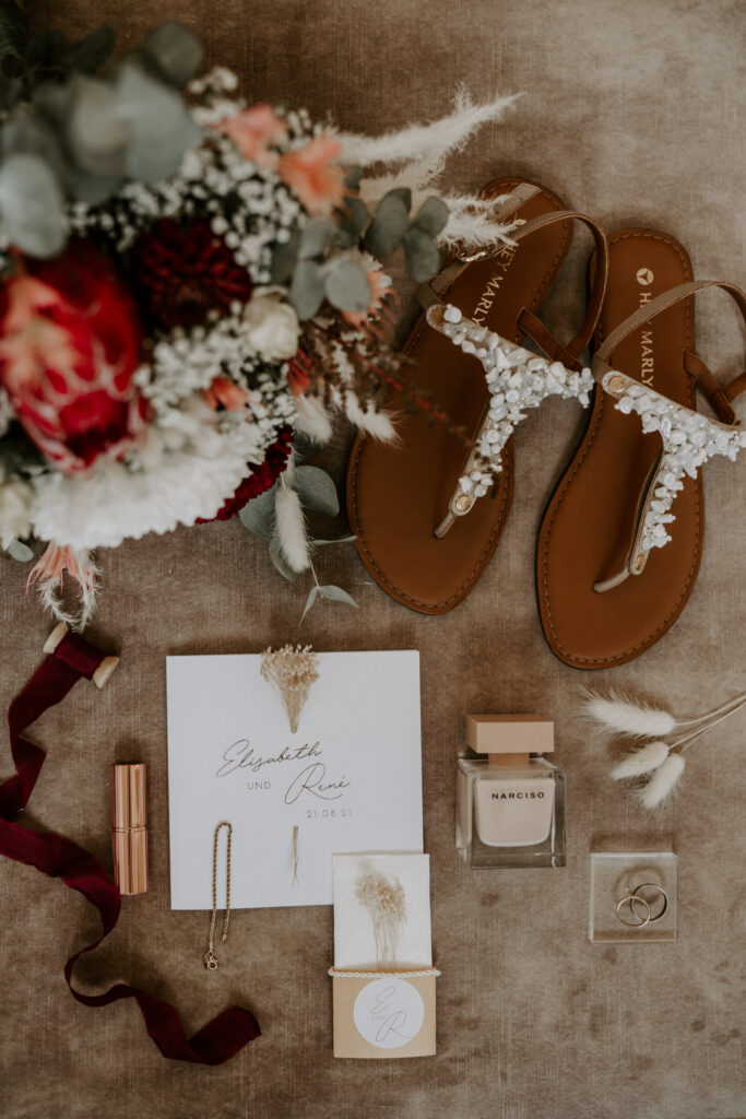 Getting ready Schloss Teutschenthal Hochzeit