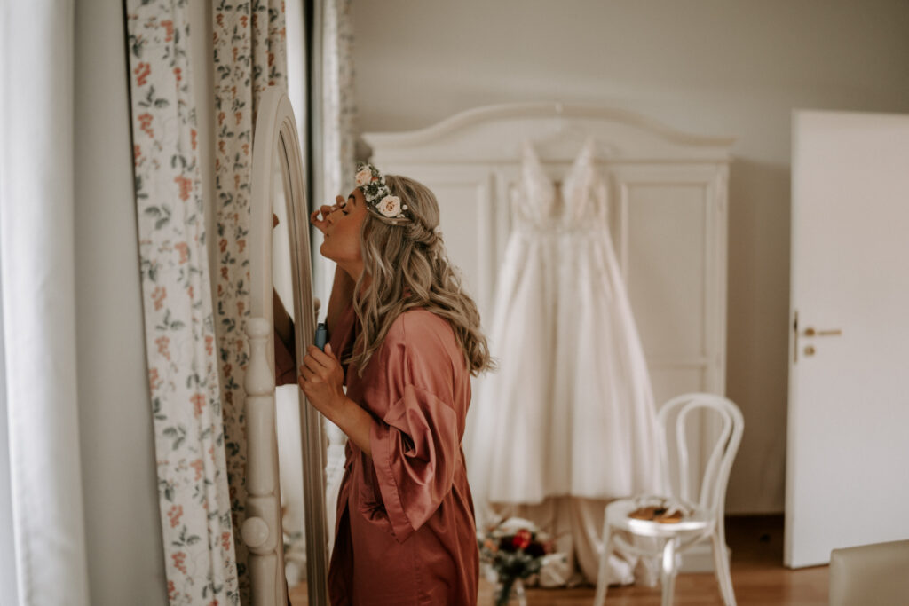 Getting ready Schloss Teutschenthal Hochzeit