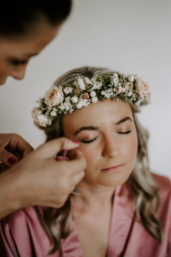Getting ready Schloss Teutschenthal Hochzeit