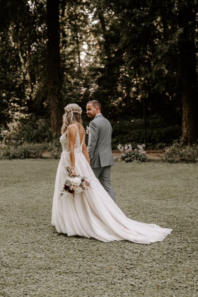 Freie Trauung Schloss Teutschenthal Park Hochzeit