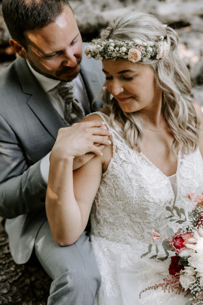 Freie Trauung Schloss Teutschenthal Park Hochzeit