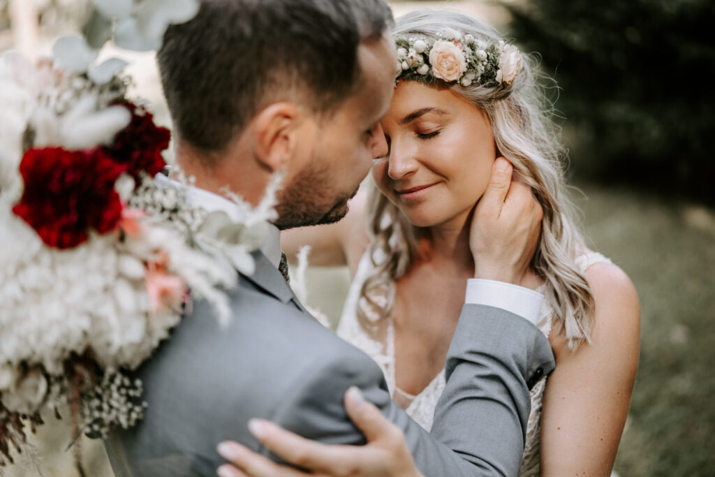 Freie Trauung Schloss Teutschenthal Park Hochzeit