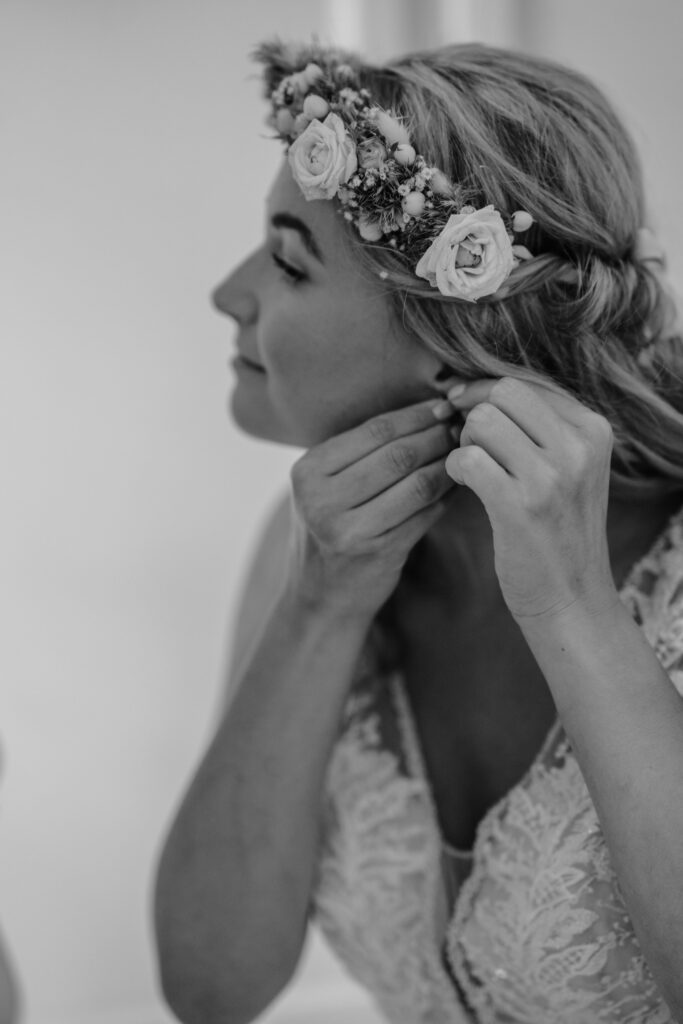 Getting ready Schloss Teutschenthal Hochzeit