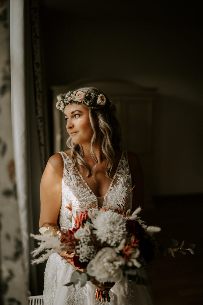 Getting ready Schloss Teutschenthal Hochzeit