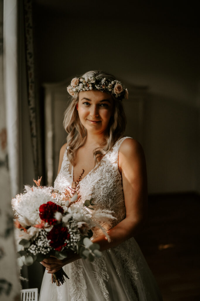 Getting ready Schloss Teutschenthal Hochzeit