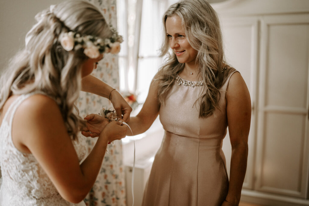 Getting ready Schloss Teutschenthal Hochzeit