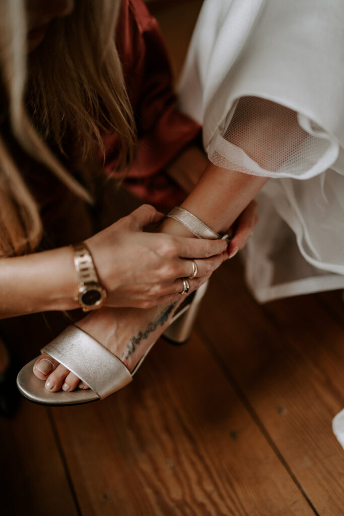 Rittergut Ermlitz Braut Getting ready in der Suite