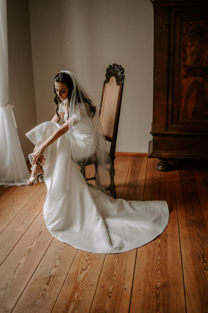 Rittergut Ermlitz Braut Getting ready in der Suite